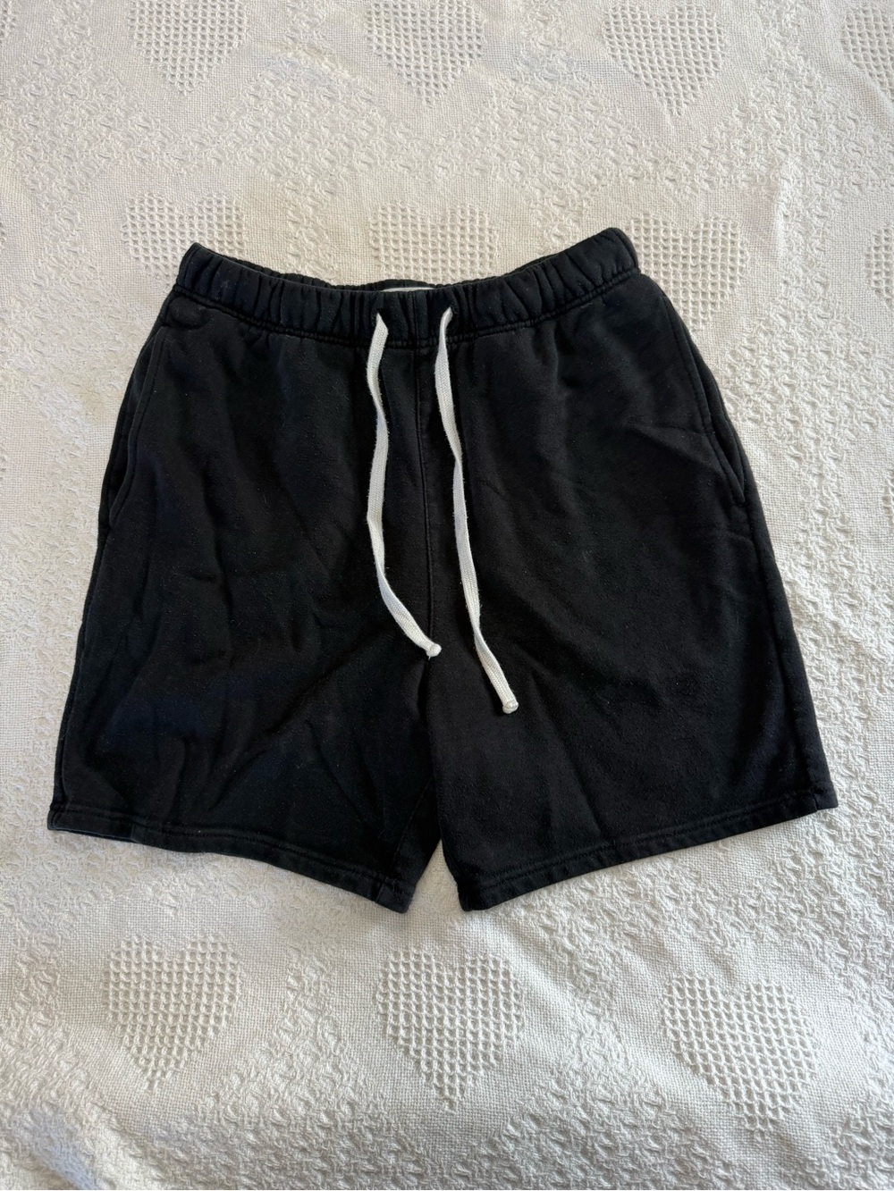 PacSun Loose Black Sweat Shorts (S)